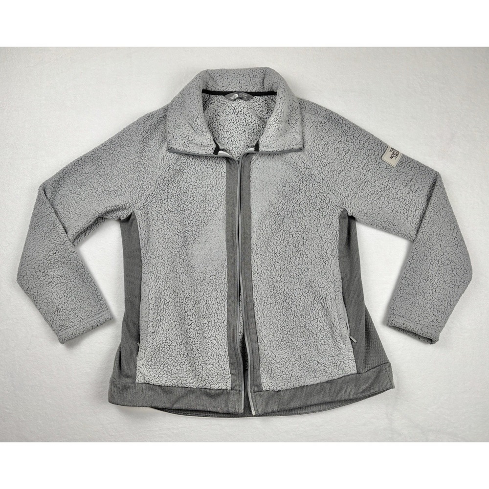 The North Face Campshire Full Zip Fleece Jacket Gray Women's XL